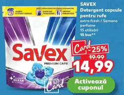 Kaufland SAVEX Detergent capsule pentru rufe Ofertă
