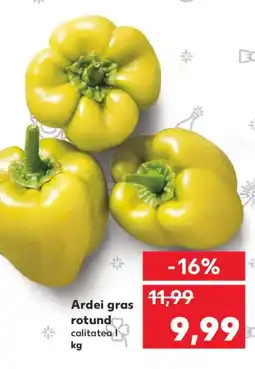 Kaufland Ardei gras rotund Ofertă