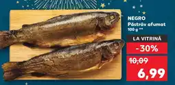 Kaufland NEGRO Păstrăv afumat Ofertă