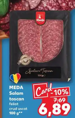 Kaufland MEDA Salam toscan Ofertă