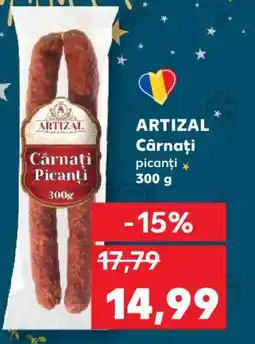 Kaufland ARTIZAL Cârnați Picanţi Ofertă