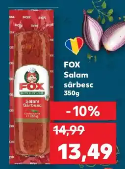 Kaufland FOX Salam sârbesc Ofertă