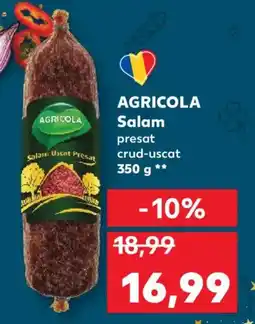 Kaufland AGRICOLA Salam presat crud-uscat Ofertă