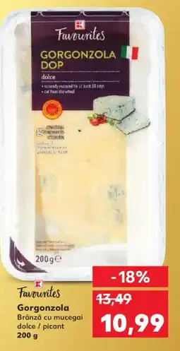 Kaufland Gorgonzola Brânză cu mucegai dolce / picant Ofertă