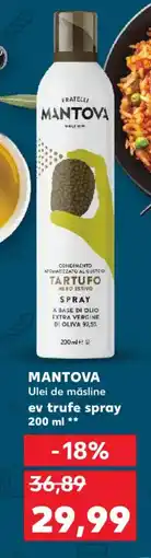 Kaufland MANTOVA Ulei de măsline ev trufe spray Ofertă