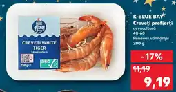 Kaufland K-BLUE BAY Creveţi prefierţi Ofertă