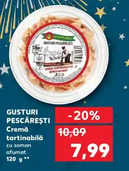 Kaufland GUSTURI PESCĂREŞTI Cremă tartinabilă Ofertă