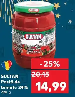 Kaufland SULTAN Pastă de tomate 24% Ofertă