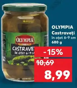 Kaufland OLYMPIA Castraveţi în oţet 6-9 cm Ofertă