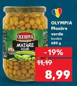 Kaufland OLYMPIA Mazăre verde boabe Ofertă