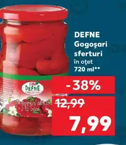 Kaufland DEFNE Gogoşari sferturi în oţet Ofertă