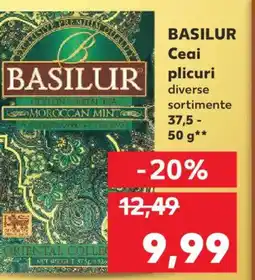 Kaufland BASILUR Ceai plicuri Ofertă