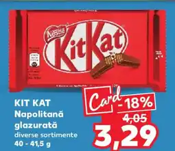 Kaufland KIT KAT Napolitană glazurată Ofertă