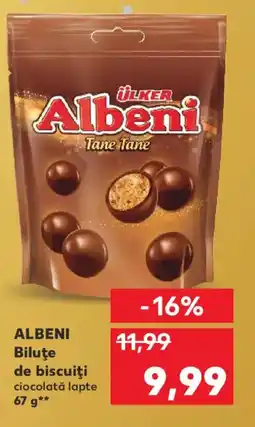 Kaufland ALBENI Biluţe de biscuiţi ciocolată lapte Ofertă