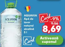 Kaufland AQUAVIA Apă de izvor natural alcalină Ofertă