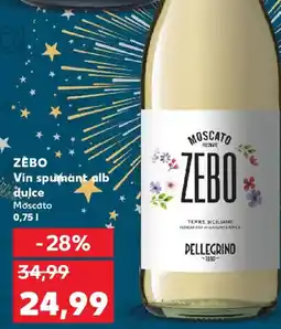 Kaufland ZEBO Vin spumant alb dulce Ofertă