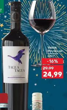 Kaufland TAGUA Vin rosu sec Carmenere Ofertă