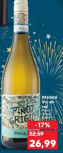 Kaufland PASQUA Vin alb sed Pinot Grigio Ofertă