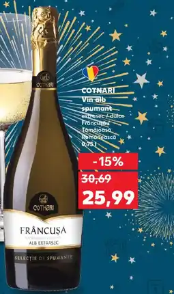 Kaufland COTNARI Vin alb spumant Ofertă