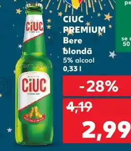 Kaufland CIUC PREMIUM Bere blondă Ofertă