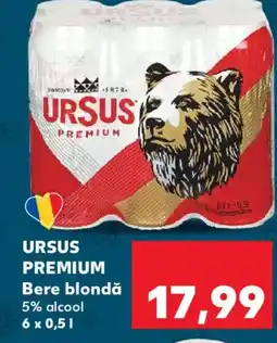 Kaufland URSUS PREMIUM Bere blondă Ofertă