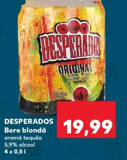 Kaufland DESPERADOS Bere blondă Ofertă