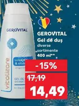 Kaufland GEROVITAL Gėl de duş Ofertă