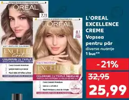 Kaufland L'OREAL EXCELLENCE CREME Vopsea pentru păr Ofertă