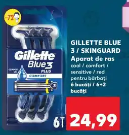 Kaufland GILLETTE BLUE 3/SKINGUARD Aparat de ras Ofertă