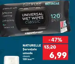 Kaufland NATURELLE Şerveţele umede Ofertă