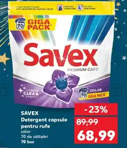 Kaufland SAVEX Detergent capsule pentru rufe color Ofertă