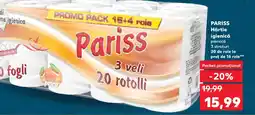 Kaufland PARISS Hârtie igienică piersicǎ Ofertă