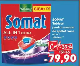 Kaufland SOMAT Tablete pentru mașina de spălat vase all in 1 Ofertă