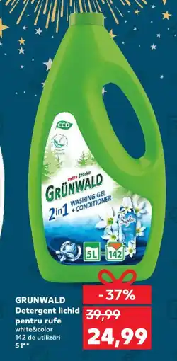 Kaufland GRUNWALD Detergent lichid pentru rufe white&color Ofertă