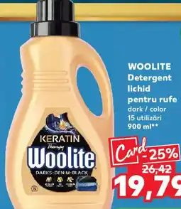 Kaufland WOOLITE Detergent lichid pentru rufe dark / color Ofertă