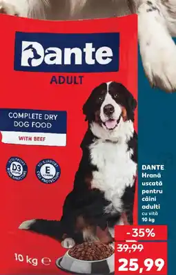 Kaufland DANTE Hrană uscată pentru câini adulti Ofertă