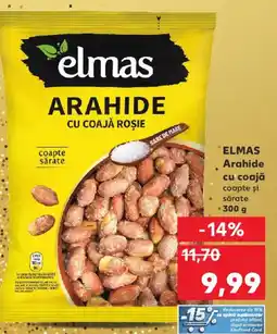 Kaufland ELMAS Arahide cu coajă coapte şi sărate Ofertă