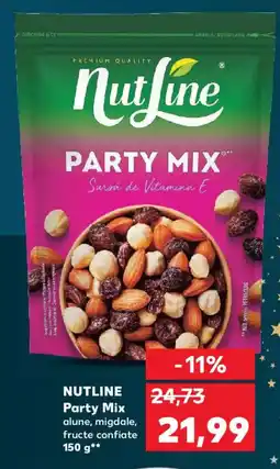 Kaufland NUTLINE Party Mix alune, migdale, fructe confiate Ofertă