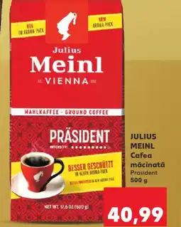 Kaufland JULIUS MEINL Cafea măcinată Prasident Ofertă