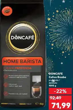 Kaufland DONCAFE Cafea Boabe profonda / delicato Ofertă