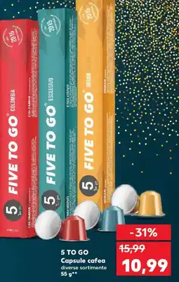 Kaufland 5 TO GO Capsule cafea Ofertă