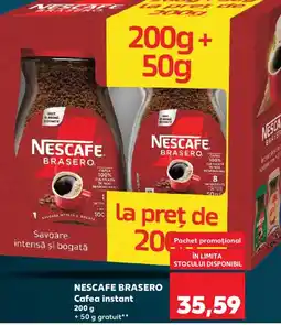 Kaufland NESCAFE BRASERO Cafea instant Ofertă