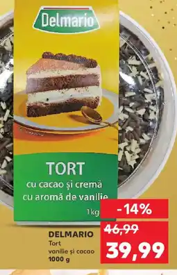 Kaufland DELMARIO Tort vanilie și cacao Ofertă