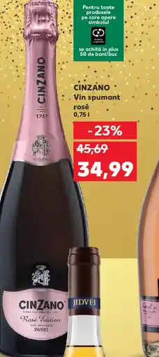 Kaufland CINZANO Vin spumant rosé Ofertă