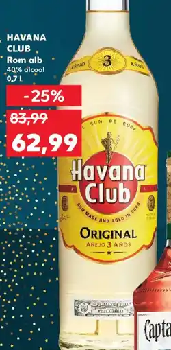 Kaufland HAVANA CLUB Rom alb Ofertă