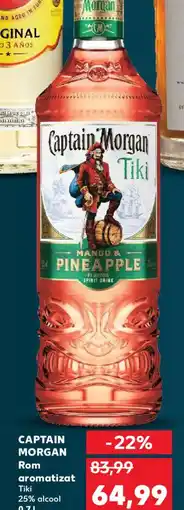 Kaufland CAPTAIN MORGAN Rom aromatizat Ofertă