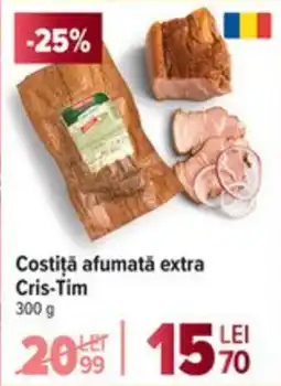 Carrefour Costiţă afumată extra Cris-Tim Ofertă