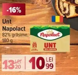 Carrefour Unt Napolact 82% grăsime Ofertă