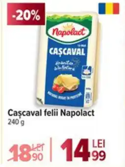 Carrefour Cascaval felii Napolact Ofertă