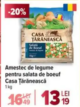 Carrefour Amestec de legume pentru salata de boeuf Casa Țărănească Ofertă